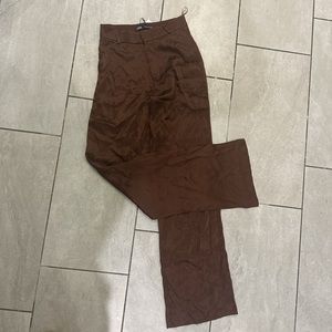 Zara Flared Satin Pants